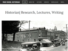 Tablet Screenshot of dixonhistory.com